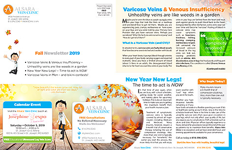 Alsara Vein Clinic Fall Newsletter 2019