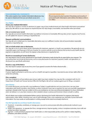 Notice of Privacy Practice