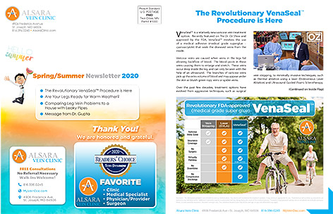 Alsara Vein Clinic Spring/Summer Newsletter 2020